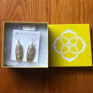 Gold Filigree Kendra Scott Earrings